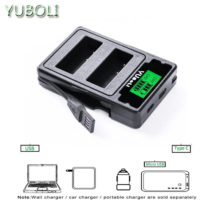 Новое TYPE-C двойное зарядное устройство+ DMW-BLG10 DMW BLG10E BLG10 батарея для камеры Panasonic Lumix DMC GF6 GX7 GF3 GF5 DMW BLE9 BLG10 - Цвет: charger only