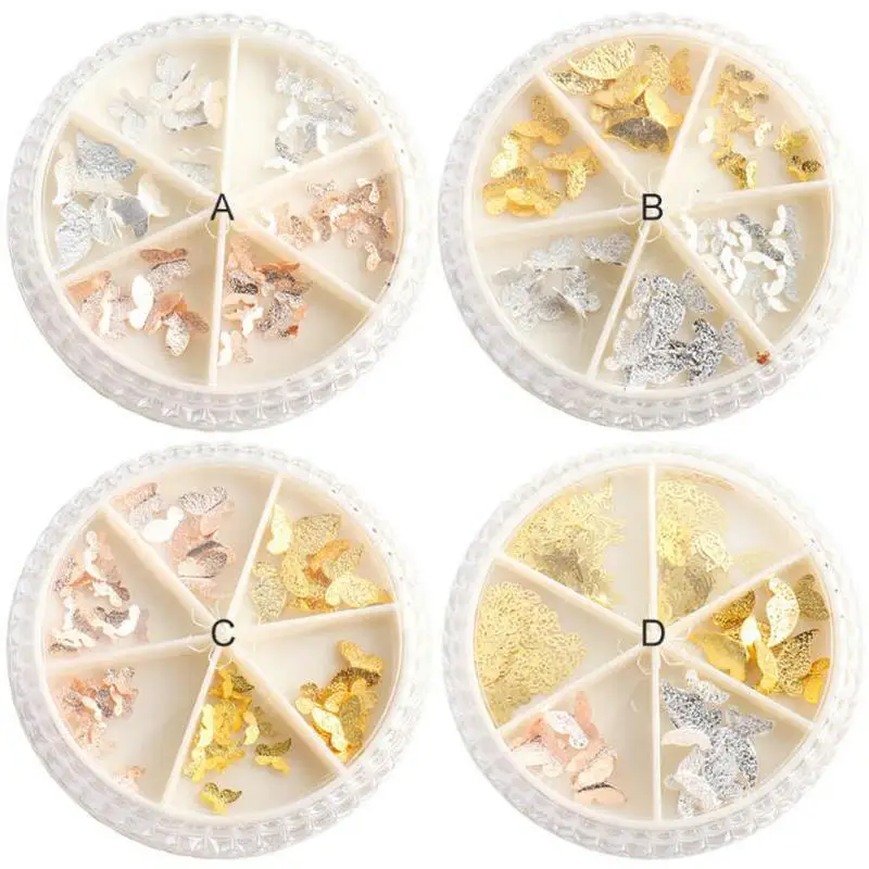 

3D Butterfly Decor Colorful Gilded Glitter Sequins Nail Art Resin Jewelry Fillings Pendant Accessory DIY Charms Handmade Stuff