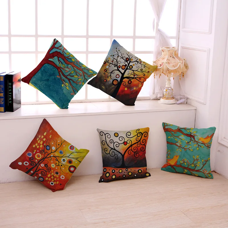 

1 PCS High Quality P1019 Peach skin velvet /cotton sofa pillow cover car waist cushion cover without pillow core