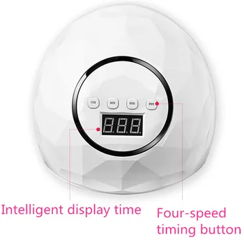 

Drop shipping 72W/86W UV Dryer Pro LED Gel Nail Lamp Fast Curing Polish Ice for Manicure Machine