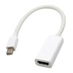 20 см Mini DP display Thunderbolt Male-HDMI Женский аудио-видео конвертер Мини dp дисплей Кабельное аудио видео конвертер