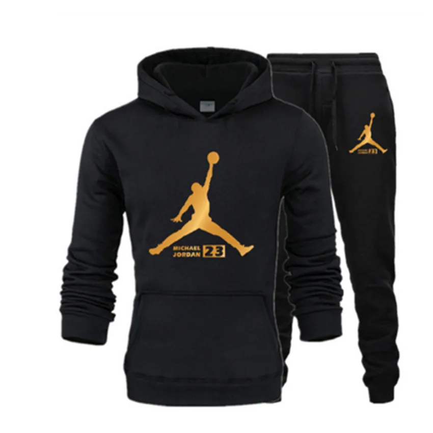 23 JORDAN Herfst winter Hot Koop heren Sets Hoodie + broek Twee Stukken  Sets Casual Trainingspak Mannelijke Sportkleding Fitness broek|Setjes voor  Mannen| - AliExpress