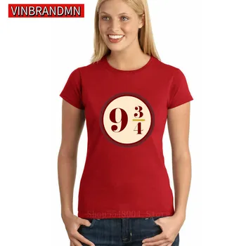 

Young girl clothing Pulp Fiction Harry T shirts women maid Platform nine and three quarters T-shirt Potter-lover tshirt camiseta