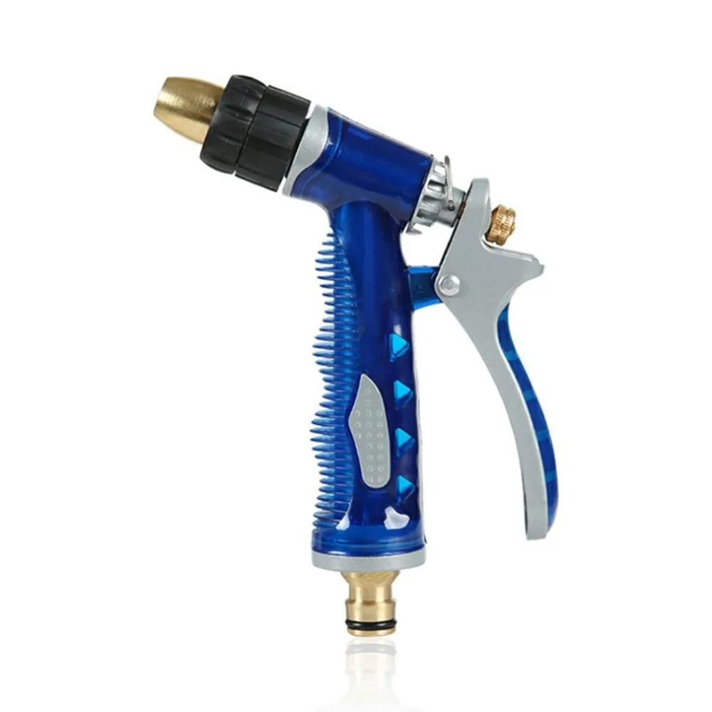 Pure Copper Sea Blue Car Wash Water Gun Car Home High Pressure Water Gun Set Pure Copper Universal Connection