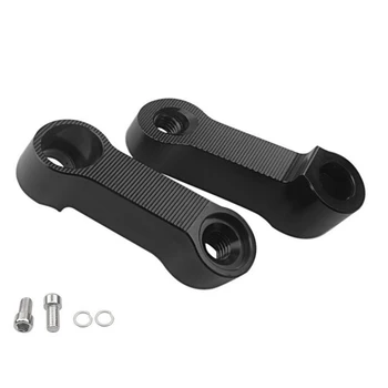 

Universal Black 10mm CNC Motorcycle Rearview Mirror Mount Riser Extension Adapter M8 M10 Auto Replacement Parts