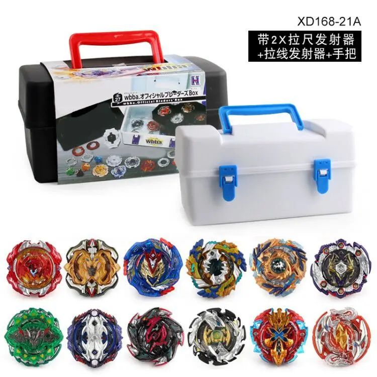 

Upgraded Children Burst Spinner Toolbox 17-Piece Set Xd168-21a Portable Storage Box Toy