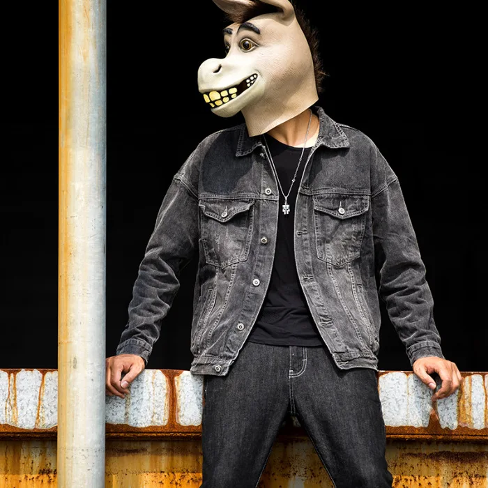 

2019 Autumn And Winter New Style Loose-Fit Fashion Cowboy Jacket