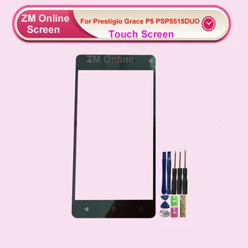 

For Prestigio Grace P5 PSP5515DUO Touch Screen No LCD Display With Digitizer Assembly Replacement +Tools+3M Sticker