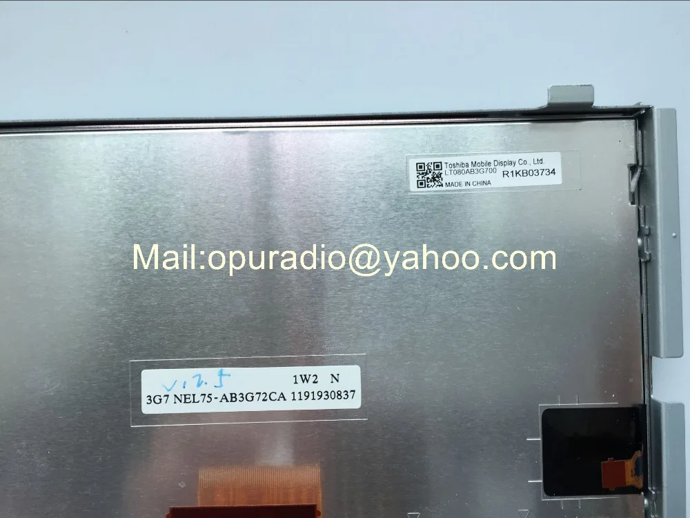 Дисплей Matsushita LT080AB3G700 ЖК-монитор с сенсорным экраном сенсорный переключатель точный для автомобильной DVD навигации