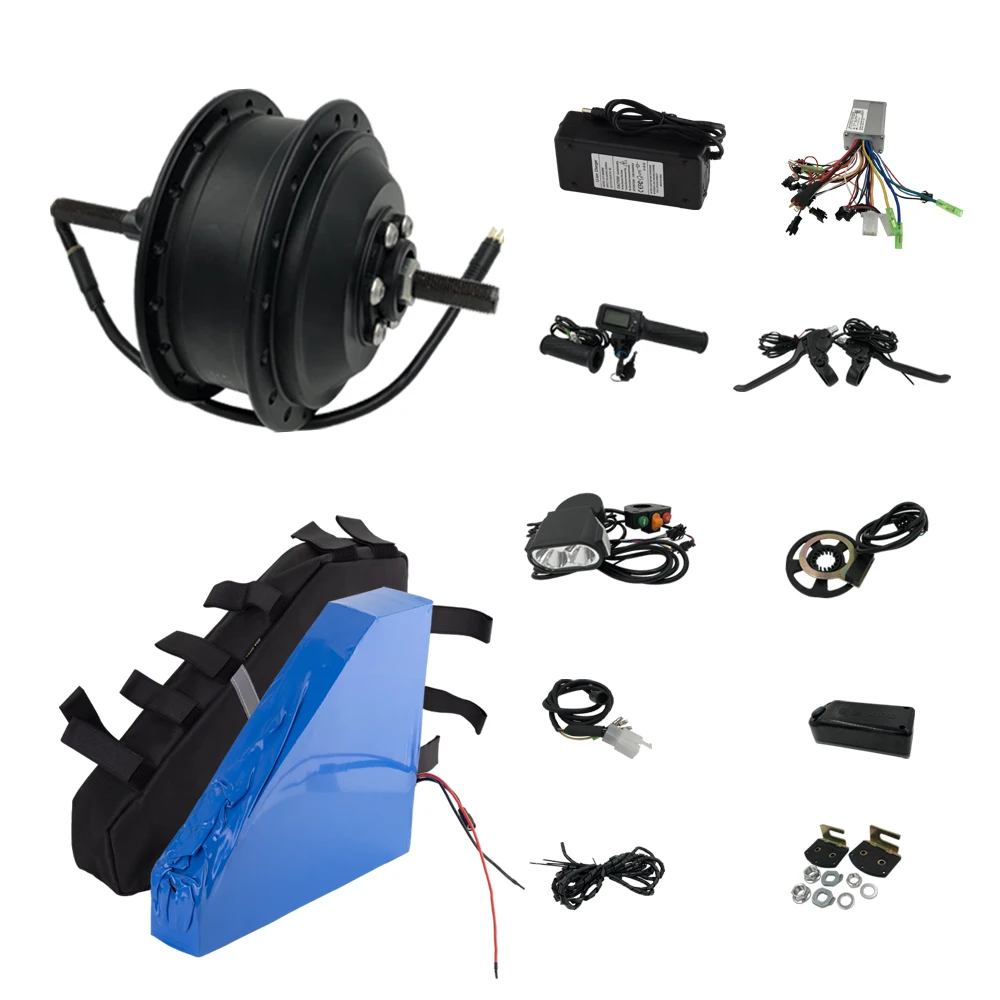 

Комплект для модификации электрического велосипеда, 36 В, 250 Вт, аккумулятор 70 Ач, задний привод, бесщеточный мотор, аксессуары, горный велосипед с переменной скоростью