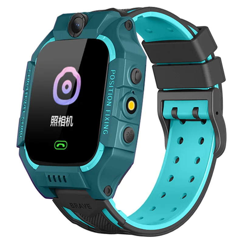 Blue not waterproof S19 водонепроницаемые Смарт-часы для детей LBS трекер умные часы SOS Вызов для детей анти потеря монитор детские наручные часы для мальчиков и девочек - Цвет: Blue not waterproof
