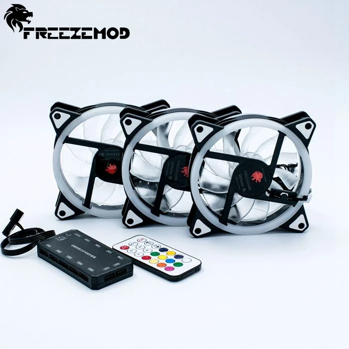 Freezeod computer 12 см полноцветный вентилятор гидравлический подшипник сертификаты CE