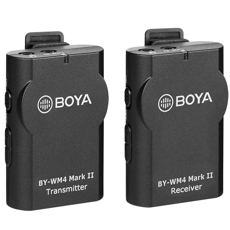 BOYA BY WM4 Pro/BY Mark II беспроводной Студийный конденсаторный микрофон петличный лацкан