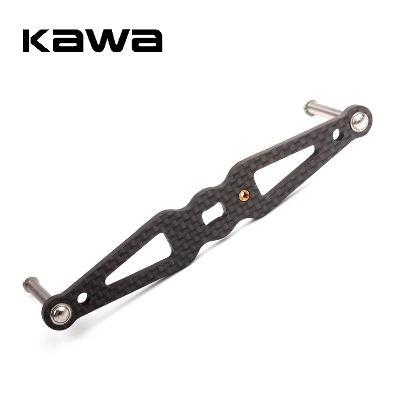 Kawa 1Pc Visserij-reel Handvat Carbon Fiber Handvat Vissen Reel Rocker Accessoire Gat Size 8x 5/7X4Mm Pak Voor Abu Daiwa Shimano