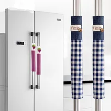 2 шт./компл. ткань холодильник дверные ручки крышки Стекло дверная ручка защитные перчатки для холодильника печь домашний декор