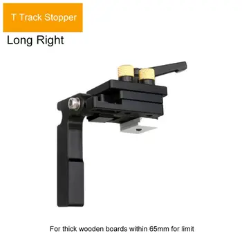 

Miter Track Stop for T-Slot T-Track Chute Limit Locator Durable Woodworking Tool 37MD