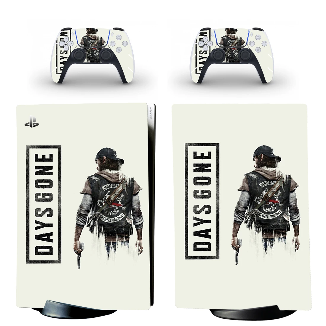 Days Gone PS5 Digital Skin Sticker Decal Cover for PlayStation 5 Console and Controllers Skins Vinyl - ANKUX Tech Co., Ltd