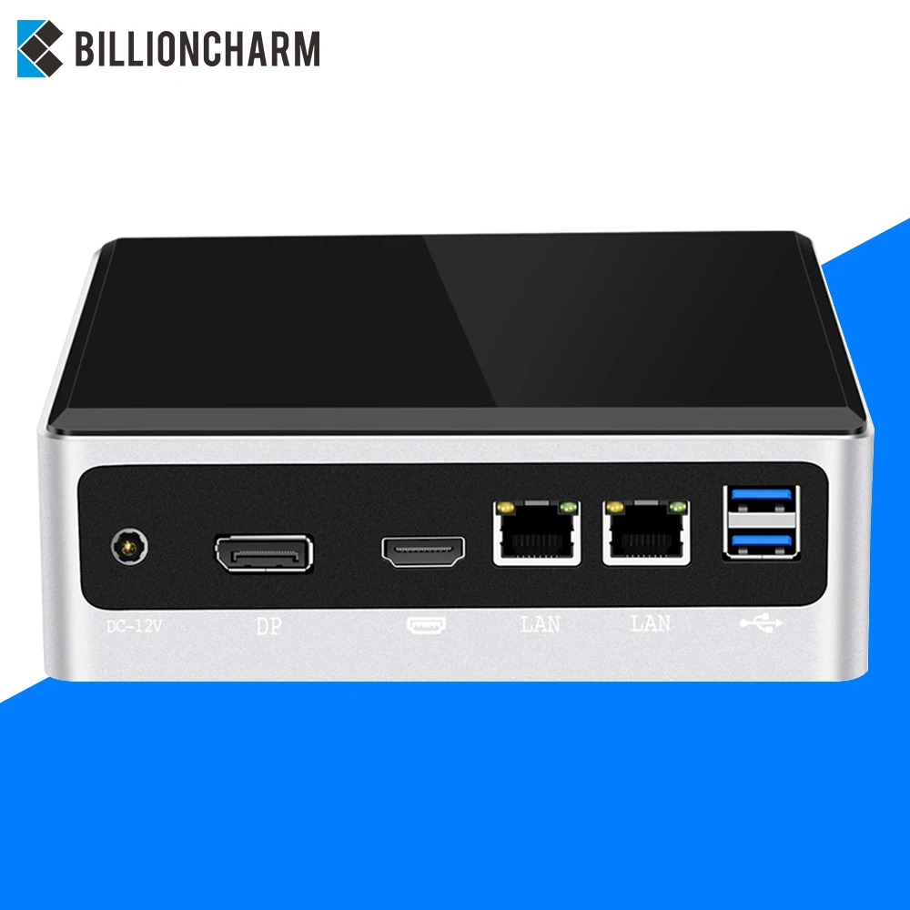 Мини-ПК Intel Core i7 10510U 8650U i5 8250U i3 компьютер Windows 10 2 * DDR4 M.2 SSD 8 USB DP Type-C LAN Wi-Fi 4K HTPC