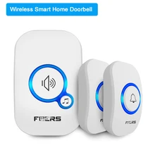 FUERS M557 беспроводной дверной звонок домашняя охранная сигнализация/Добро пожаловать умный дверной звонок 3в1 многофункциональная дверная кнопка 433 МГц простая установка