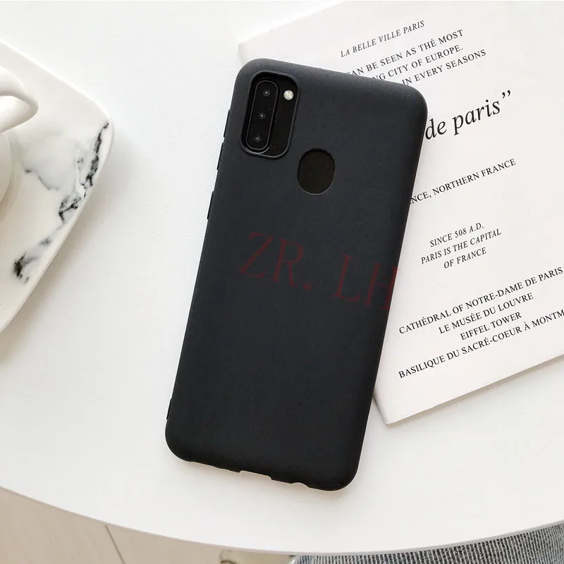 black Конфеты Макаруны Цвет чехол для samsung GalaxyA5 A50 A70 J4 J6 плюс J8 A6 A7 A8 S8 S9 S10 плюс Note9 M20 Мягкая обложка - Цвет: black