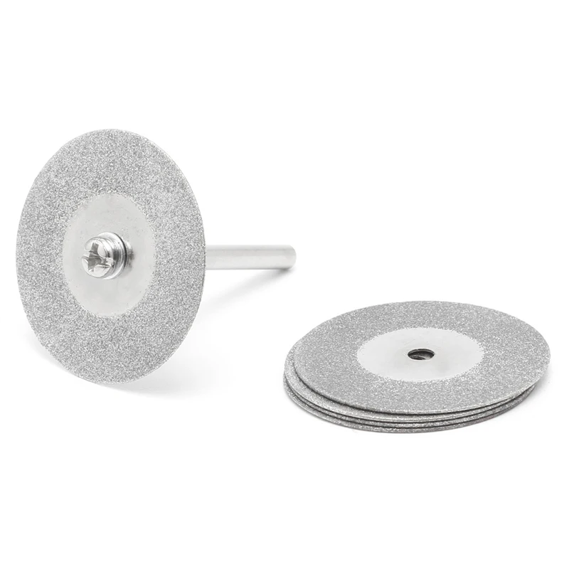 

5pcs 50mm Diamonte Cutting Discs Drill Bit Shank For Rotary Tool Blade