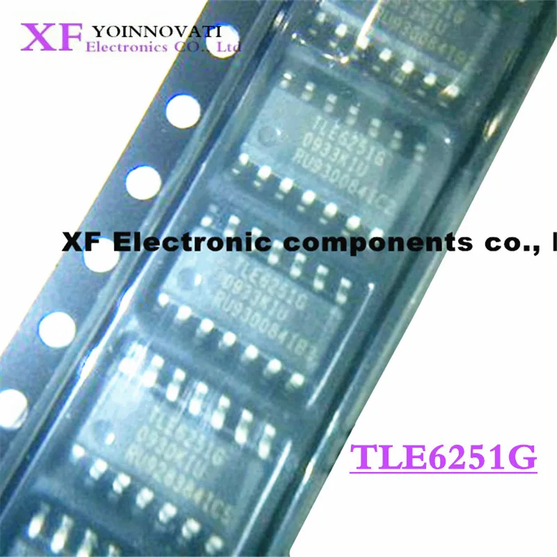 10 шт./лот TLE6251G TLE6251 6251 TXRX CAN STD SOP-14 IC лучшее качество | Электронные компоненты и