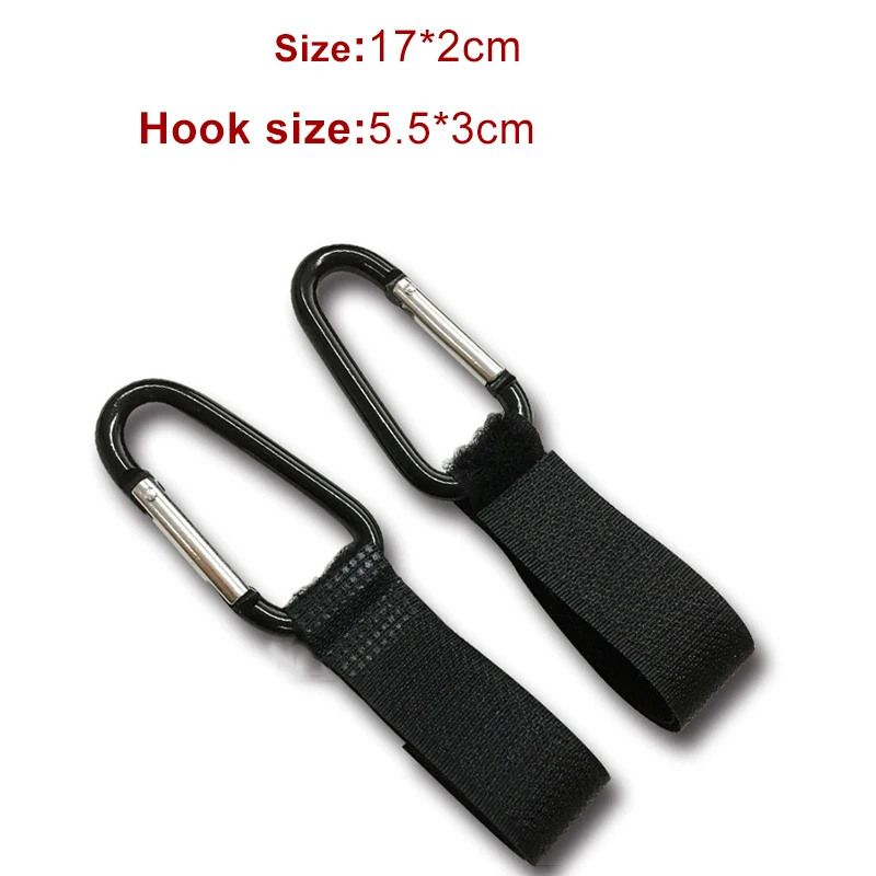 2pcs Stroller Hooks Diaper bag hooks Wheelchair Stroller Pram Carriage Bag Hook Baby Strollers Bag Clip Stroller Accessories