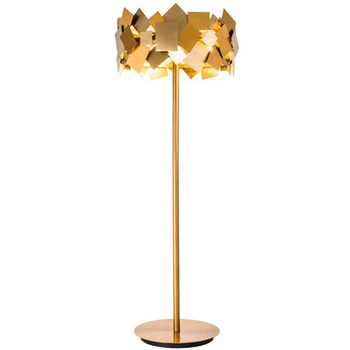 

Gold luxurious Post Modern stainless steel LED Floor Lamp Living Bedroom Art Decoration Floor Light Minimalism standing lamp