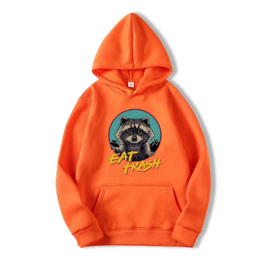 Yemek p Karikat r Komik Bask Hoodies Erkek Casual Gev ek Ti rt 