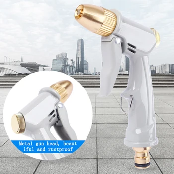 

Nozzle Sprayer High Pressure Power Water Gun Car Washer Water Garden Washer Hose Copper-plated Metal Watering Sprinkler Tool