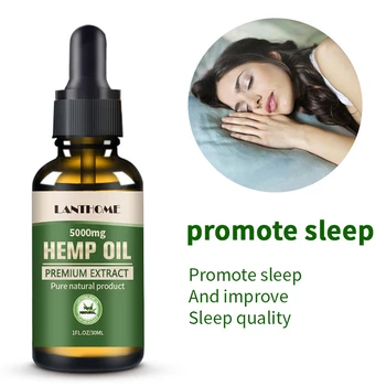 

30ml Hemp Oil for Pain Relief Anxiety Sleep Anti Inflammatory Extract Drops Seed Oil 100% Pure Organic Therapeutic Grade