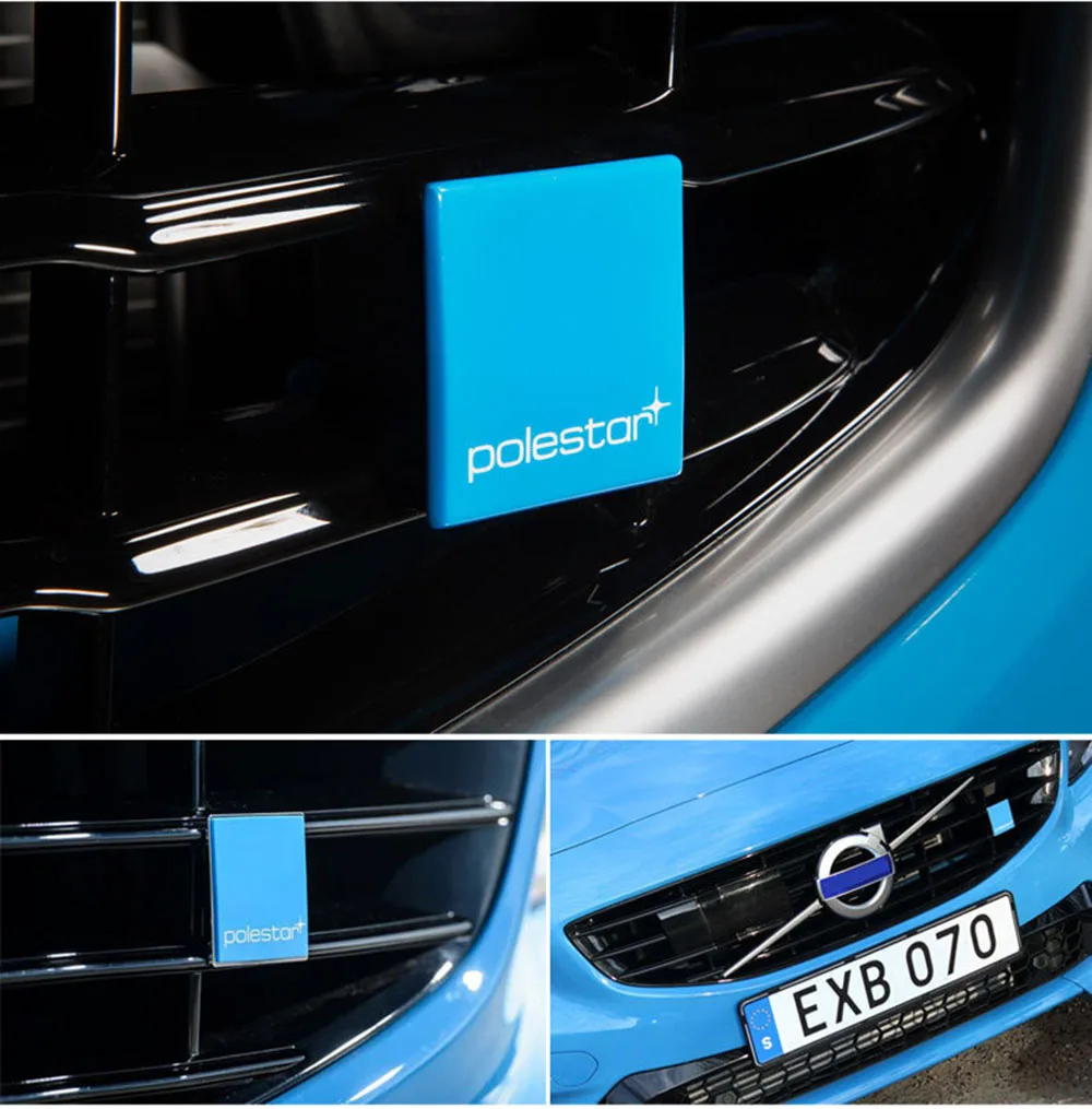  3D Car Sticker Polestar Emblem Badge Logo Car Badge Trunk Sticker For VOLVO S60 V60 S80 XC60 XC90 X