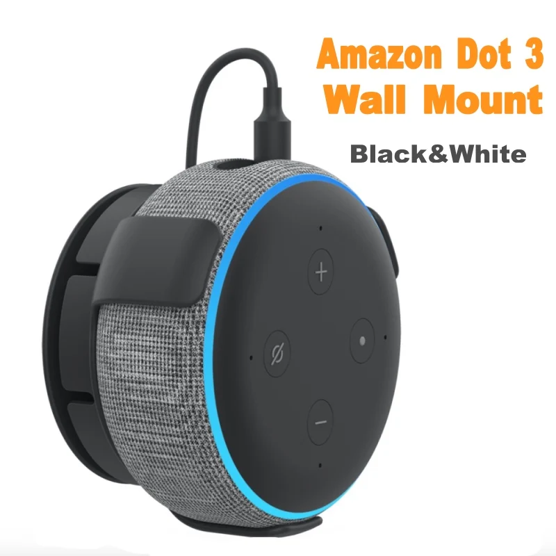 Настенный держатель для динамика Alexa Amazon Echo Dot 3-го поколения управление