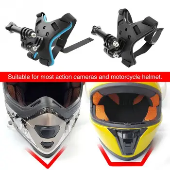 

1PC Full Face Helmet Chin Mount Holder Hero 8 Motorcycle Helmet Front Chin Bracket Holder Stand Camera Accessories