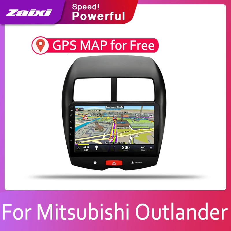 ZaiXi автомобильная система Android 1080P ips ЖК-экран для Mitsubishi Outlander Sport 2010~ автомобильный Радио плеер gps навигация