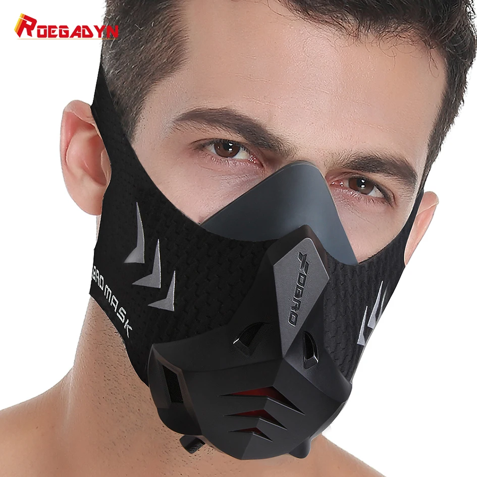 FDBRO-PRO Спортивная маска с фильтром хлопок кондиционер тренировочная маска кислородная тренировочная маска