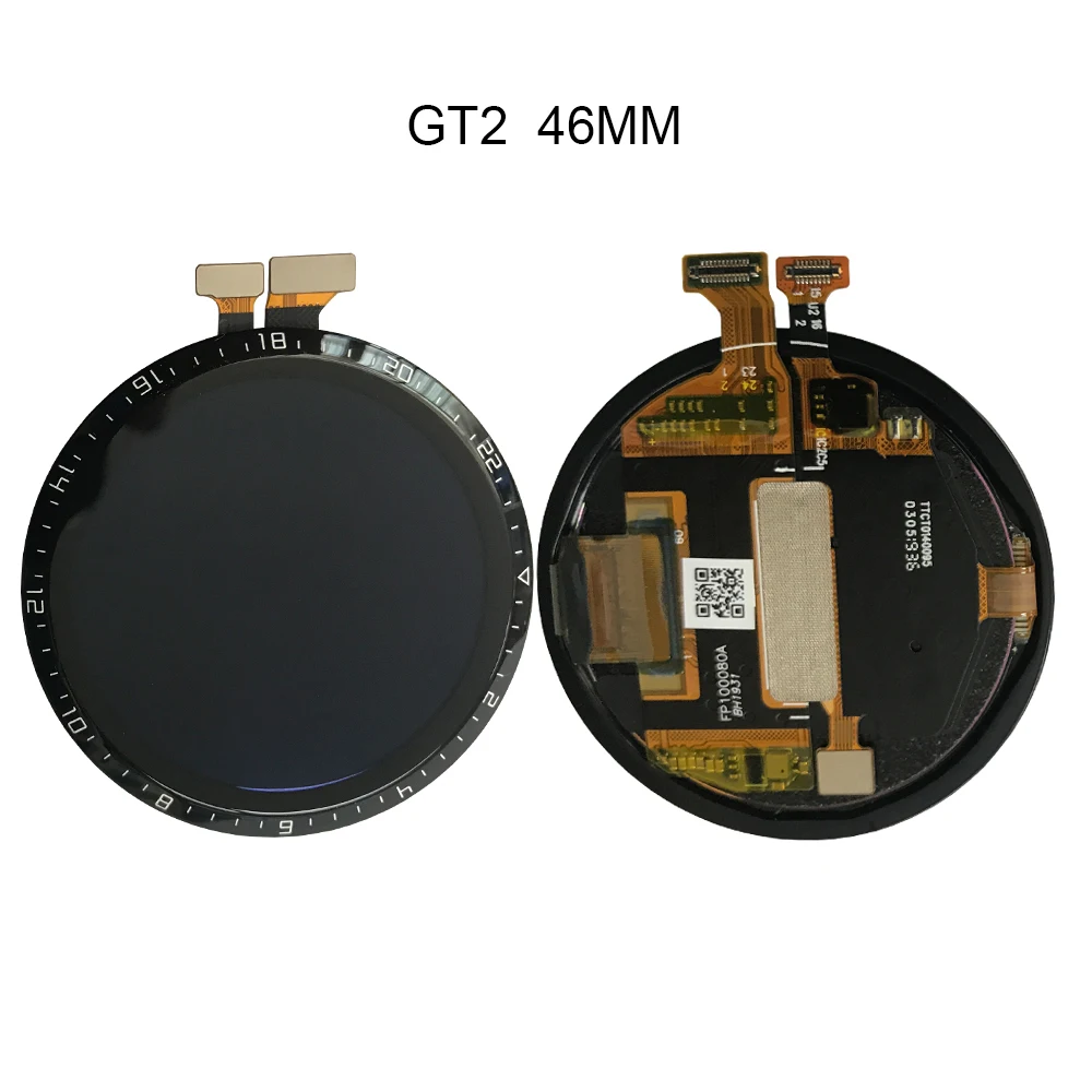 For Huawei Smart Watch GT 2 LTN-B19 DAN-B19 46MM 42MM Replacement Touch Panel Digitizer Assembly AMOLED GT2 LCD Display Screen