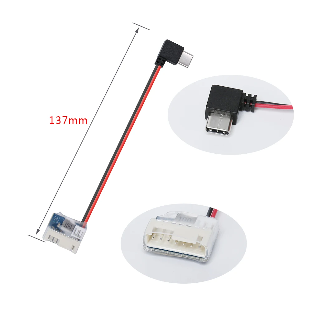 Type C to 5V Balance Plug Power Cable Charging Cable for GoPro Hero 6/7/8/9 for FPV drone part
