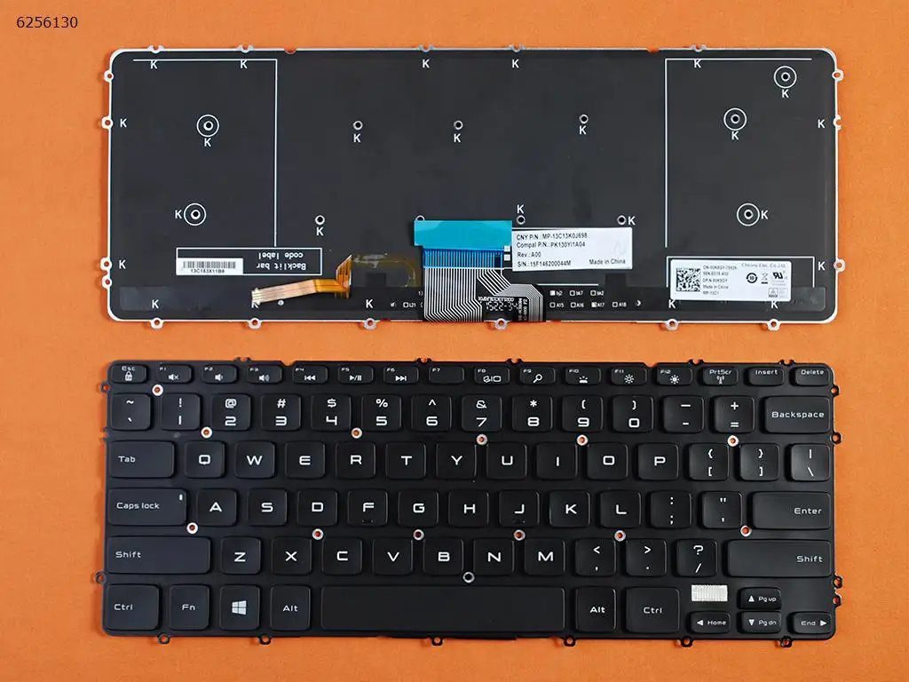 US QWERTY New Replacement Keyboard for DELL Precision M3800 XPS 15 9530 Laptop Black with Backlit NO Frame | Компьютеры и офис