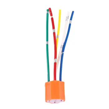 

Relay Socket Car Relay Orange Plastic Replacement Relay Socket Harness 5 Pin 5 Wire for Car Automotive Relay