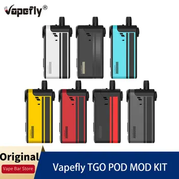 

Original Vapefly TGO Fingerprint Pod Mod Kit with 2300mah Built-in Battery 5-70W E-Cigs Vape 4.5ml Cartridge Pod Mesh Vaping