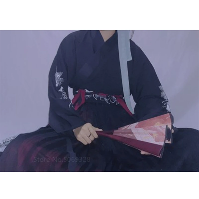 Japanese Clothes Robe Men Kimono Samurai Champloo Ancient Hanfu Kongfu  Costume
