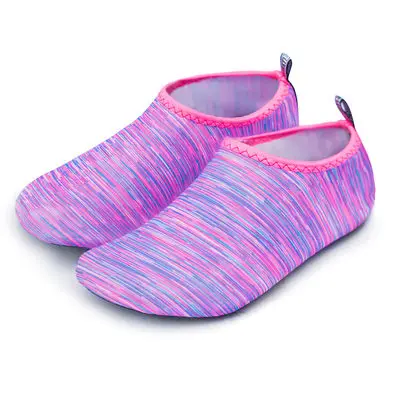 BONJEAN/пляжные кроссовки; обувь унисекс; Латентная обувь для плавания, вождения, фитнеса, отдыха, босиком, морского спорта, дайвинга - Цвет: Purple lines