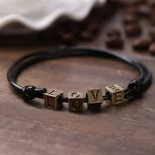 Цепочка на ногу ручной работы в стиле ретро для влюбленных; модная женская обувь; цвет черный, красный; женские ботильоны; украшения для влюбленных; подарки; браслеты на ногу с надписью «LOVE»