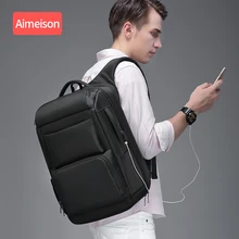 Aimeison рюкзак для ноутбука для мужчин водоотталкивающий функциональный рюкзак с usb зарядным портом дорожные рюкзаки для мужчин