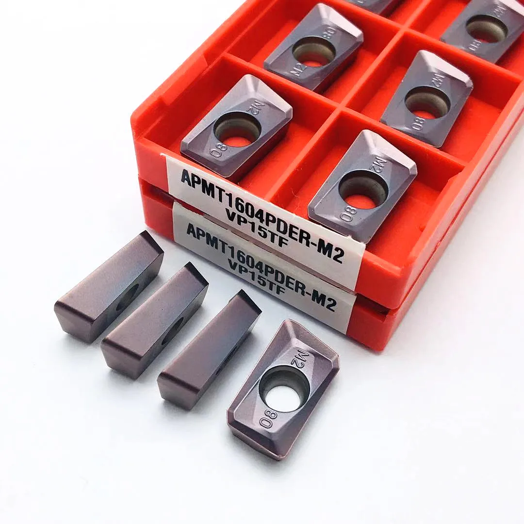 

APMT1604 APMT1135 PDER M2 H2 VP15TF Carbide Insert Milling Insert APMT 1135 APMT 1604 End Mill CNC Lathe Milling Cutter