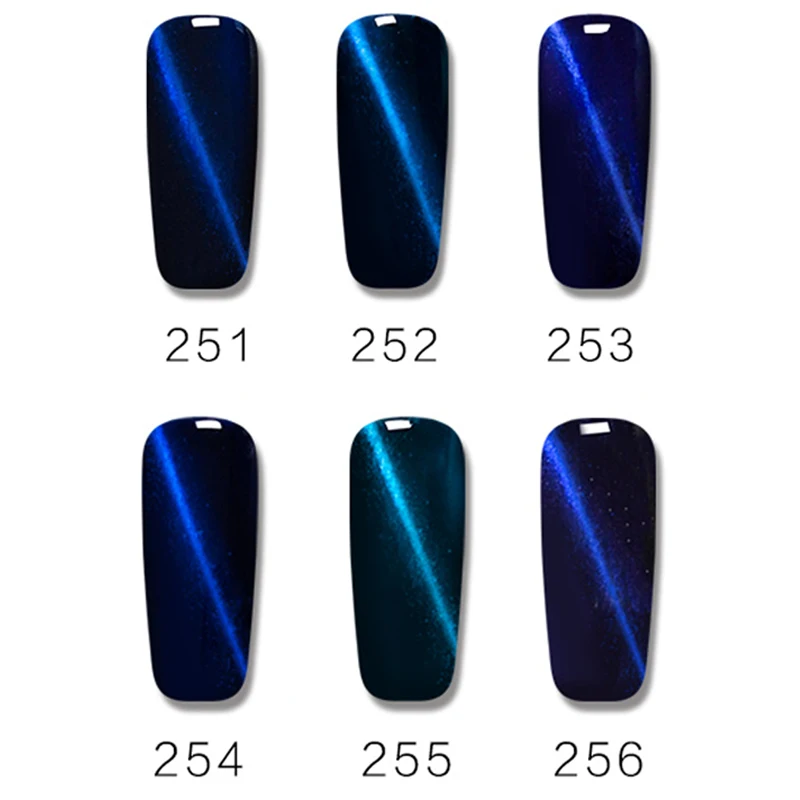 

5D Gel Nail polish Top coat chameleon magnetic cat eye long lasting laser 9ML nail art gel absorbs ultraviolet Nail Varnish