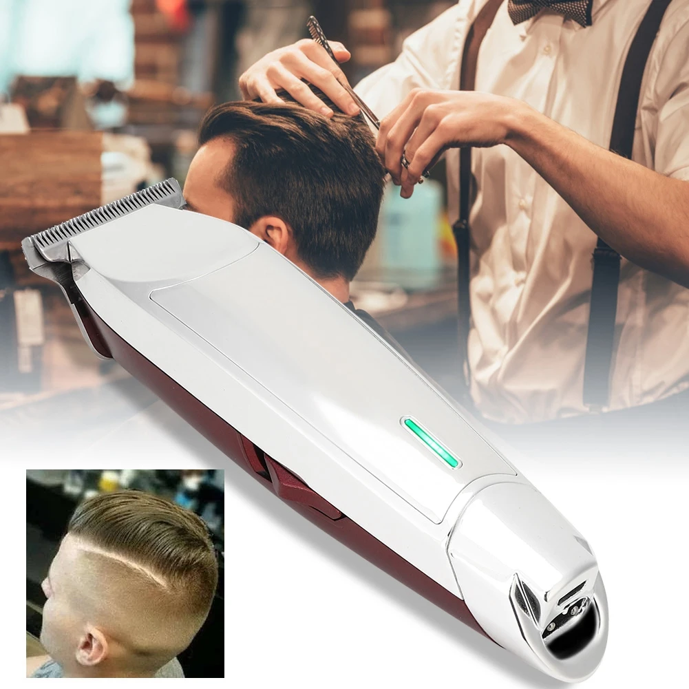 

Hair Trimmer Electric Hair Clipper Rechargeable Hair Trimmers Machine With USB Cable Cleaning Brush US Plug 100-240V
