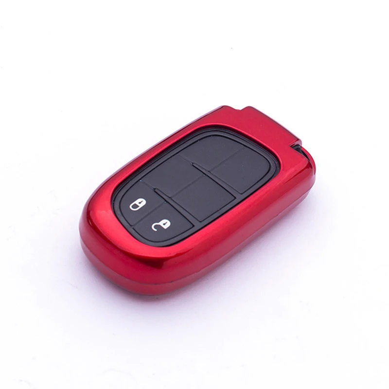 

Car key case For Jeep Grand Cherokee and Renegade Chrysler 300C Fiat Freemont paint Key case for car key protector cover new