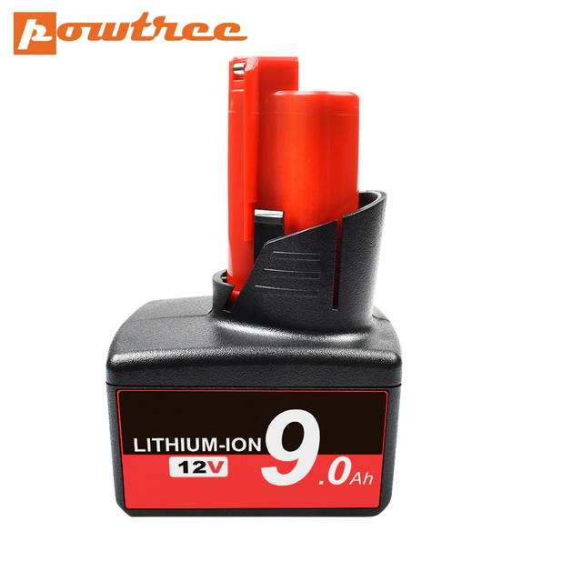 12V 6.0Ah M12 Battery For Milwaukee Power Tool Li-ion Battery C12 XC 48-11-2440 48-11-2402 48-11-2411 48-11-2401